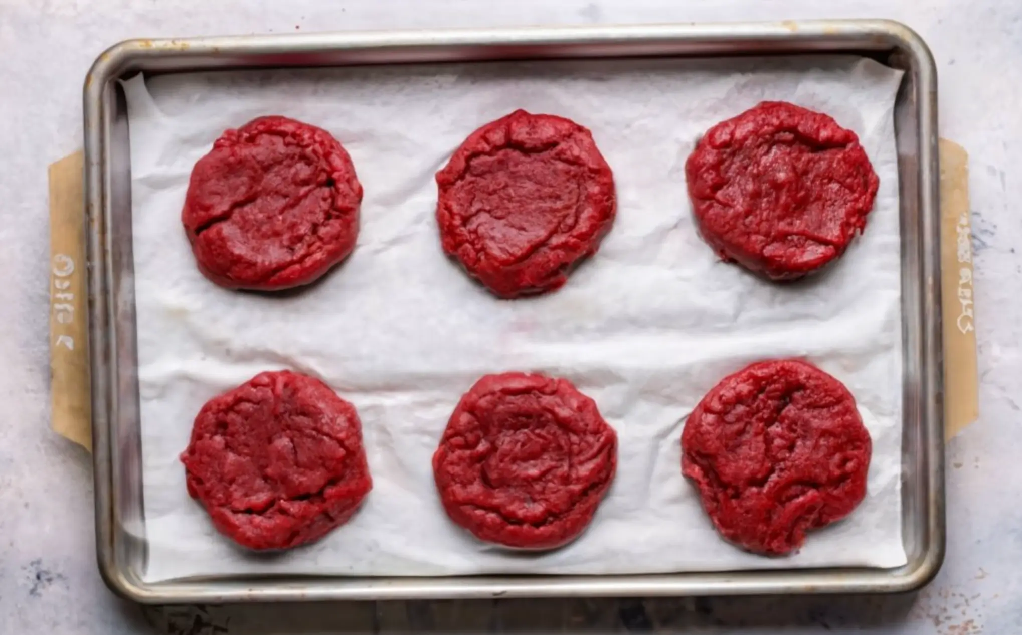 red velvet cake mix cookies